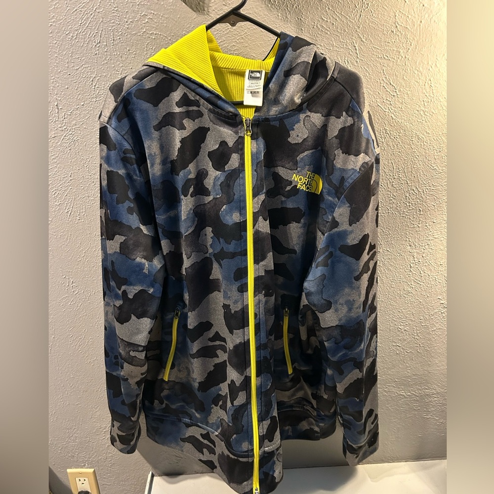 North face full zip hoodie Tall XXL
Comp/ blue